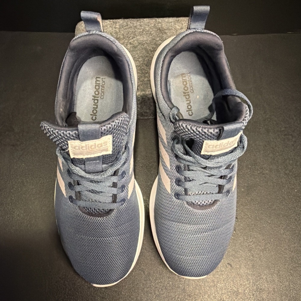Adidas Woman's Cloudfoam Flex-size 8.5 navy blue - Picture 3 of 8